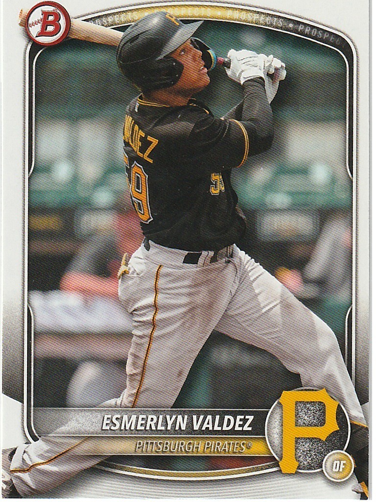 Esmerlyn Valdez Pittsburgh Pirates 2025 Bowman Draft ***
