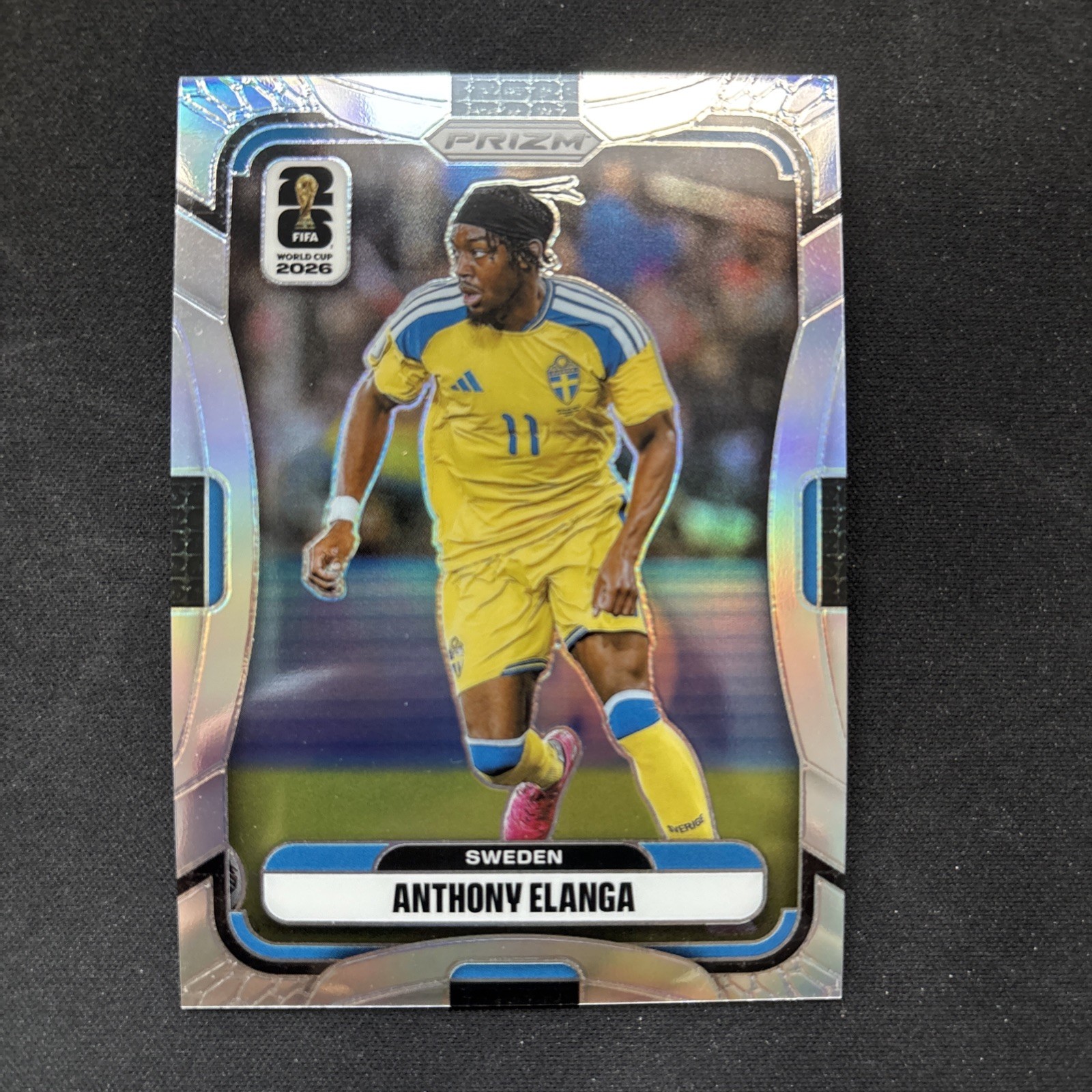 Anthony Elanga 2026 Panini Prizm World Cup Silver Prizm #499