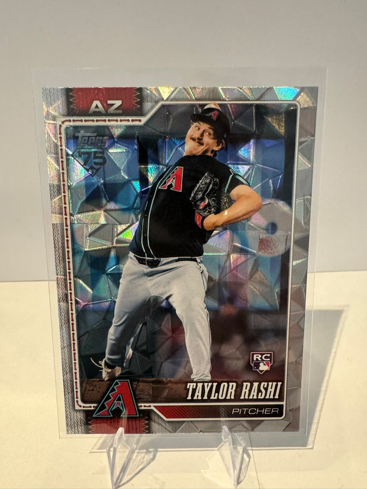 2026 Topps Taylor Rashi RC Silver Diamante Foil Dbacks #615