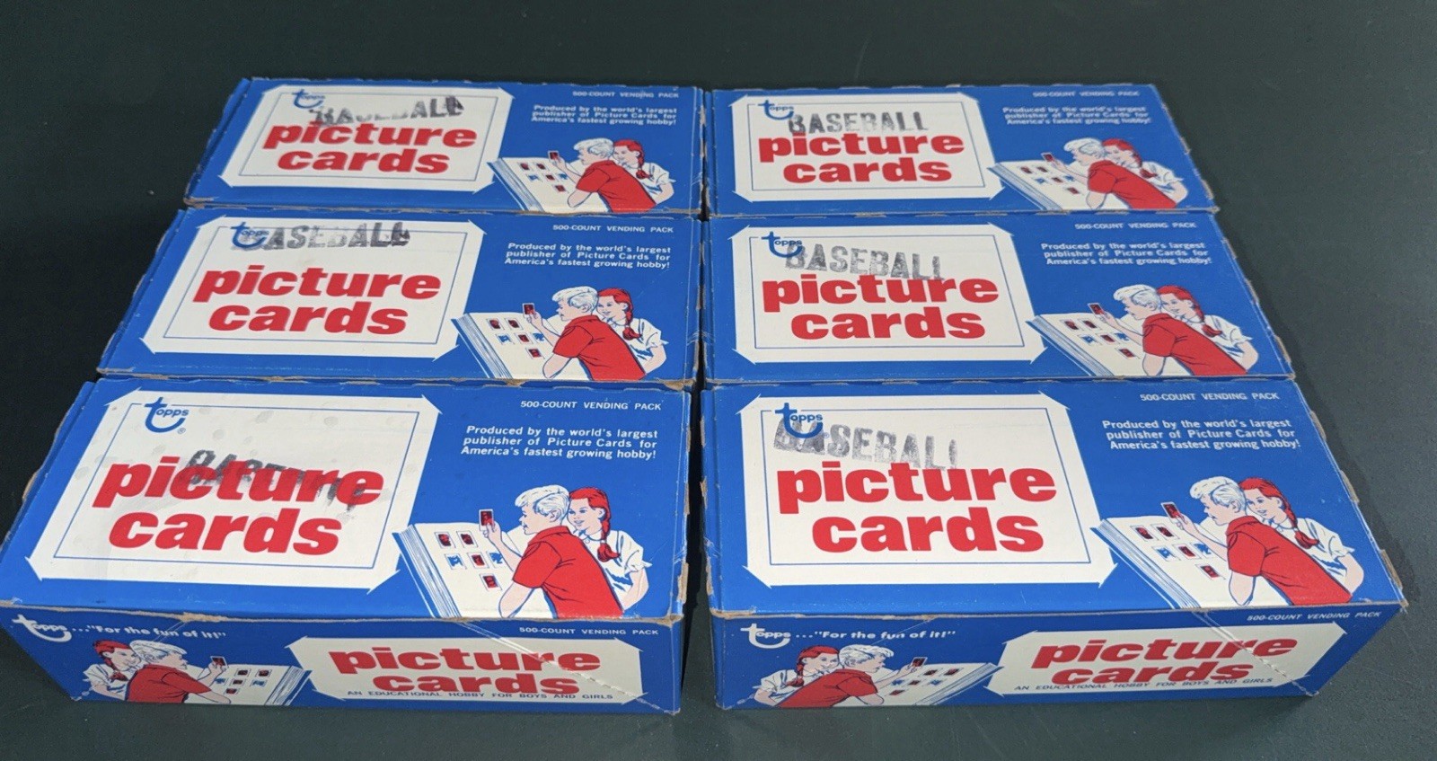 1981 Vintage Topps Vending Card Box – 500 Count Vending Pack (UNSEARCHED)