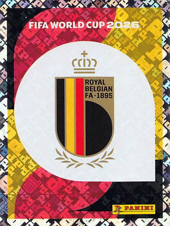 2026 Panini FIFA World Cup #BEL1 Emblem Foil Belgium