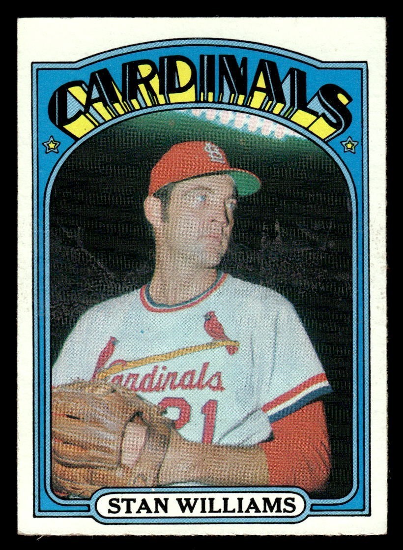 1972 Topps Baseball #9 Stan Williams NM/MT *e2