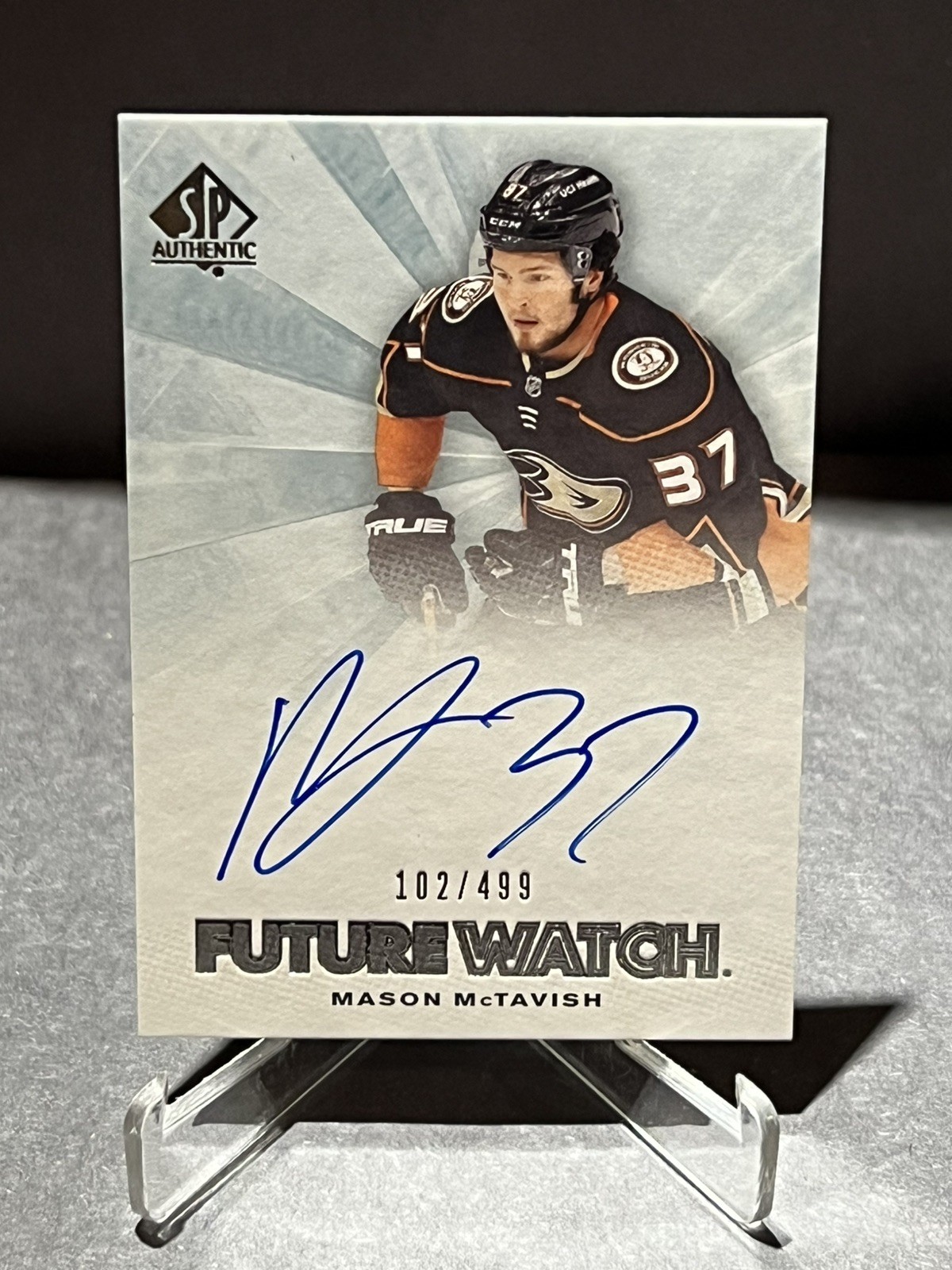 2021 SP AUTHENTIC MASON MCTAVISH 2011 12 RETRO FUTURE WATCH AUTO RC ROOKIE /499