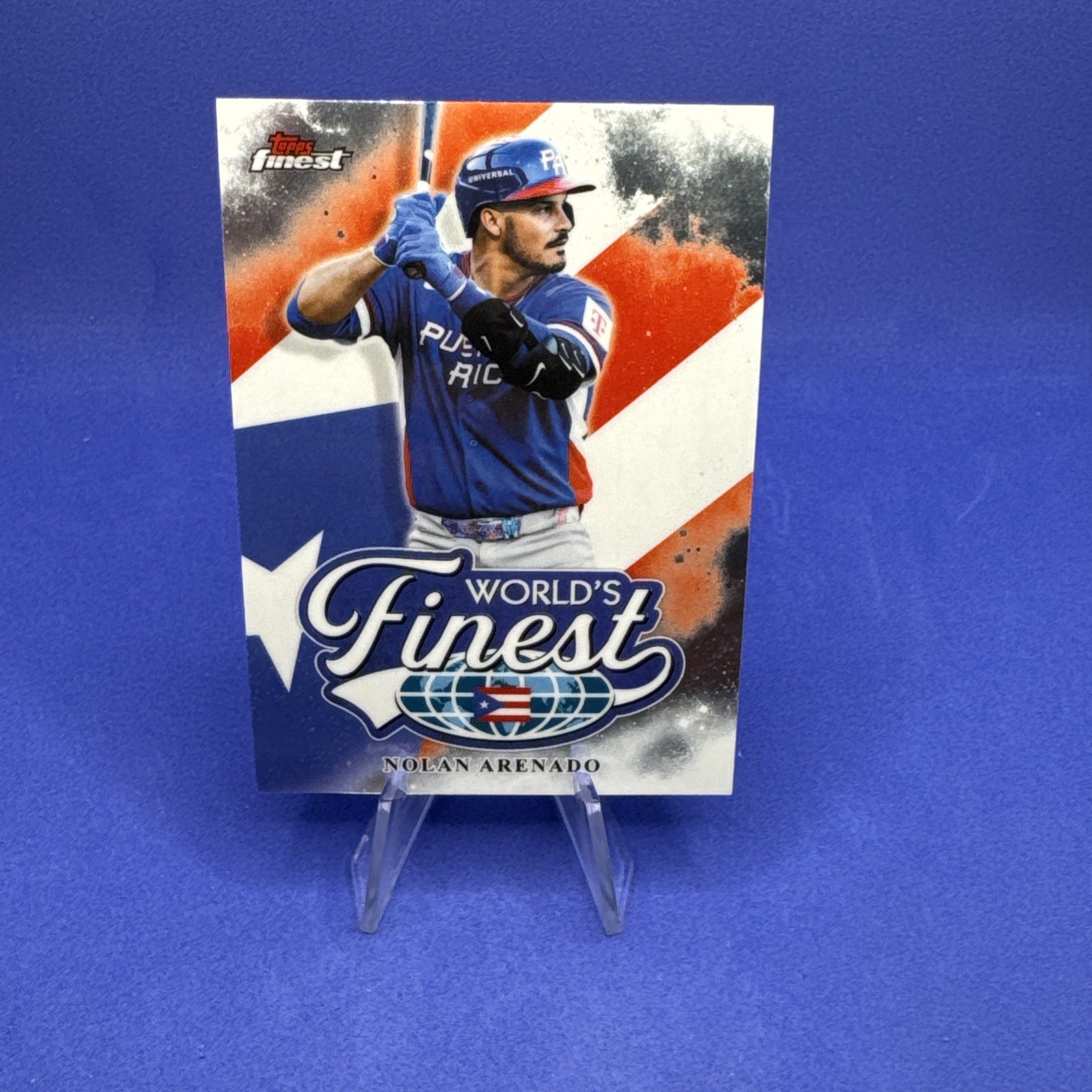 2026 Topps Finest Nolan Arenado Worlds Finest #WF-29 – Puerto Rico