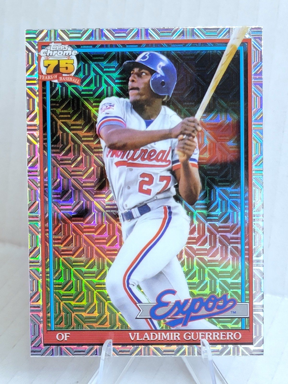 2026 Topps Series 1 Vladimir Guerrero 1991 Mojo Refractor Card #91C-9 MLB Expos
