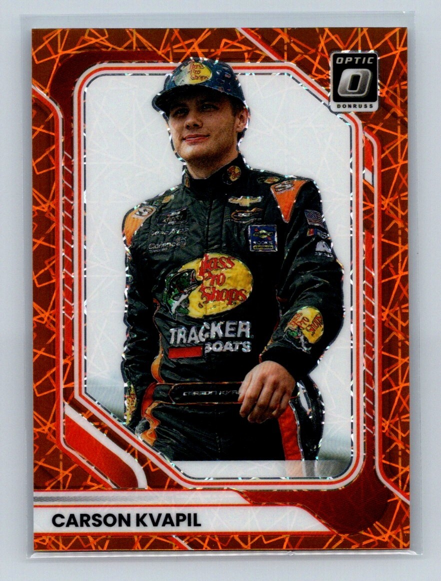 2026 Donruss Optic Racing Orange Velocity Prizm #89 Carson Kvapil NASCAR
