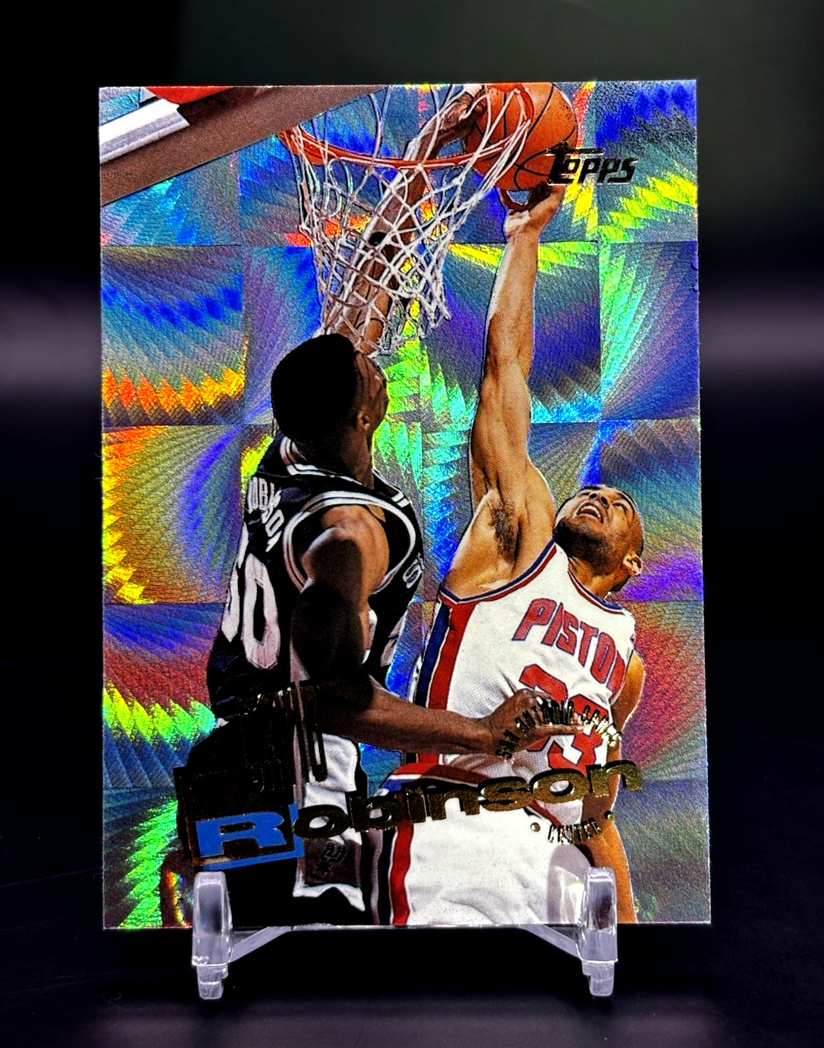 1995-96 Topps Power Boosters #283 David Robinson San Antonio Spurs
