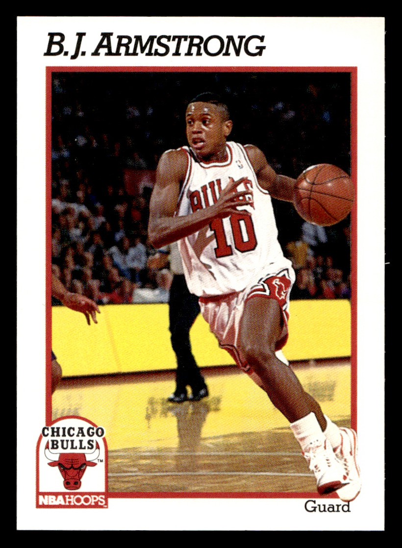 1991-92 NBA Hoops – B.J. Armstrong #26 Basketball Sports Card Raw Trading Card
