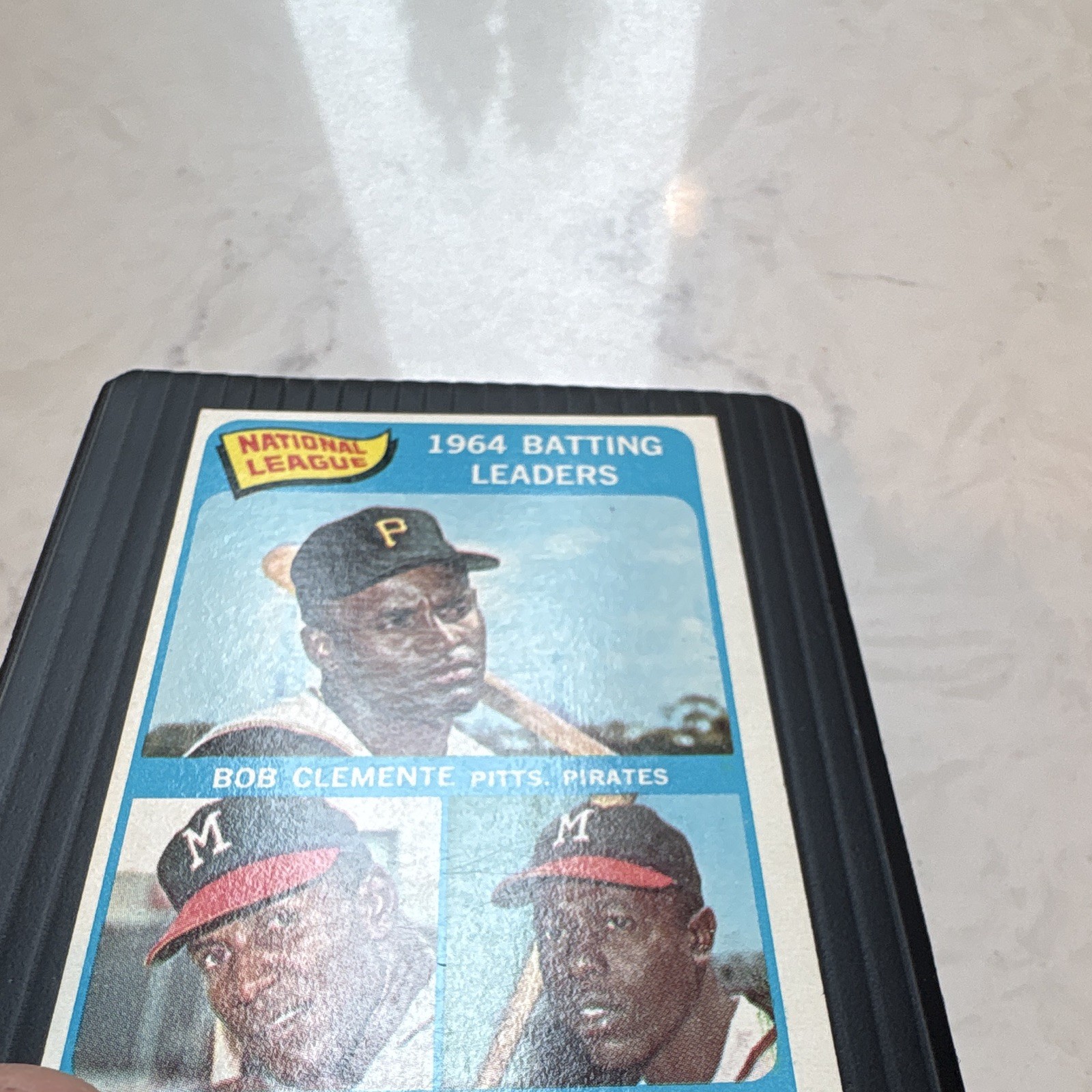 Topps 1965 Topps #2 1964 Batting Leaders NL Hank Aaron Carty Clemente