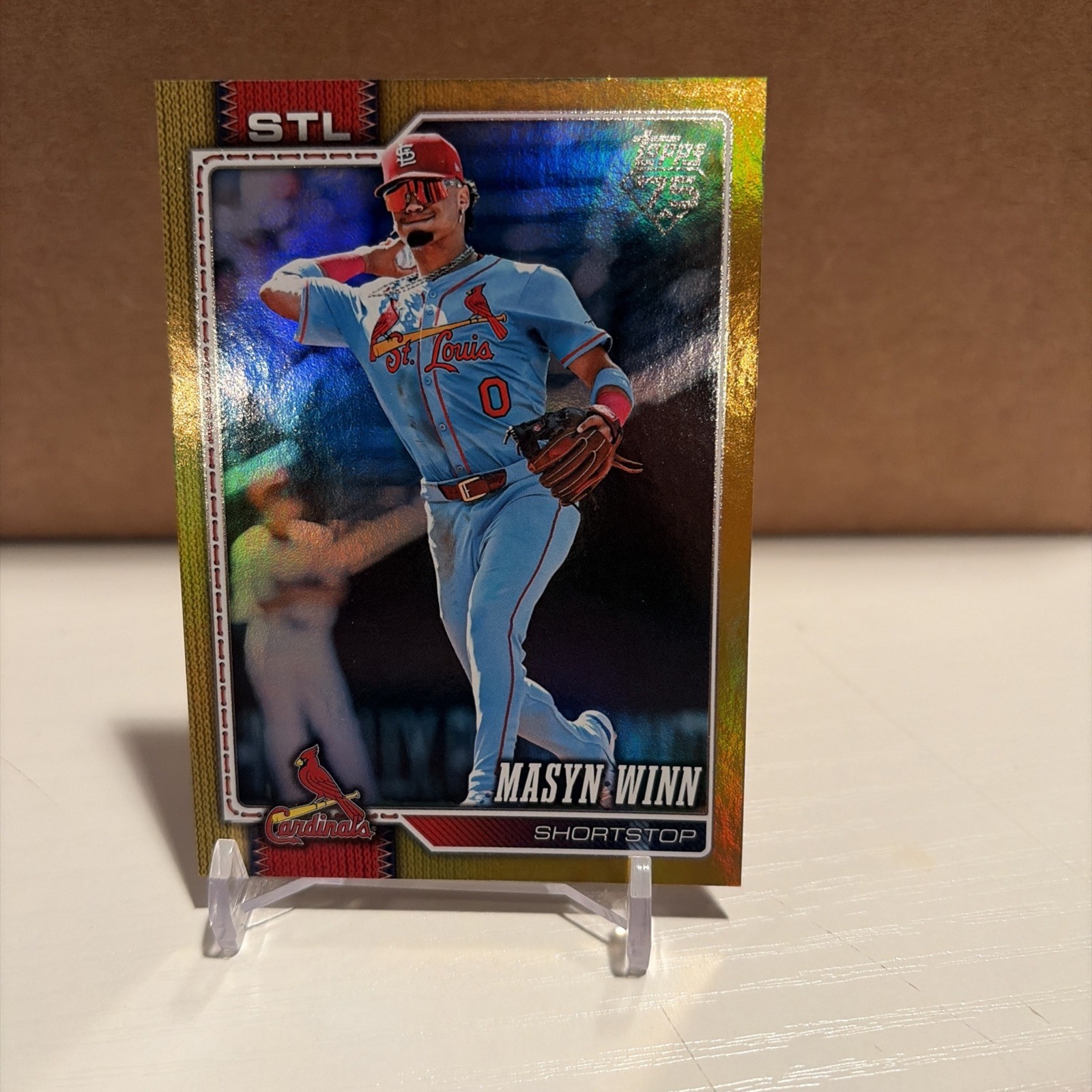 2026 Topps Series 2 Masyn Winn Gold 1/50 #526 Cardinals Bookend