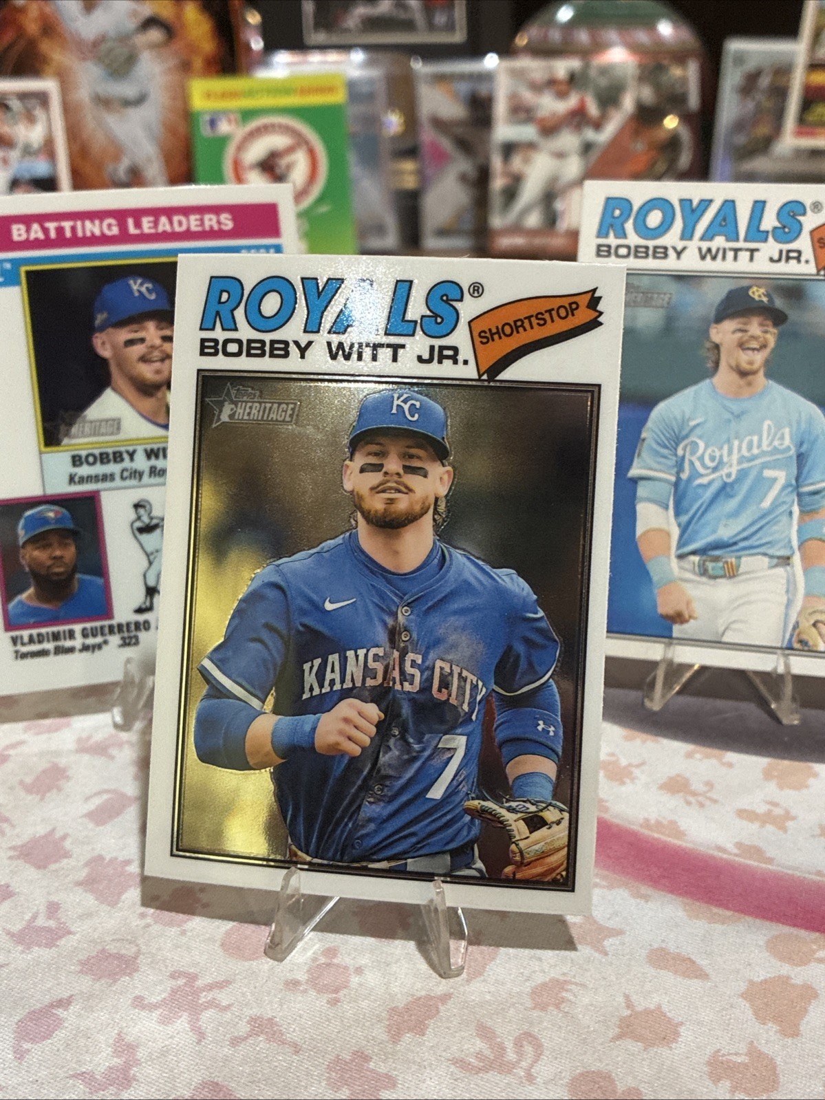 Bobby Witt Jr. 2026 Topps Heritage Image Variation SSP #160 KC Royals +2 Chrome