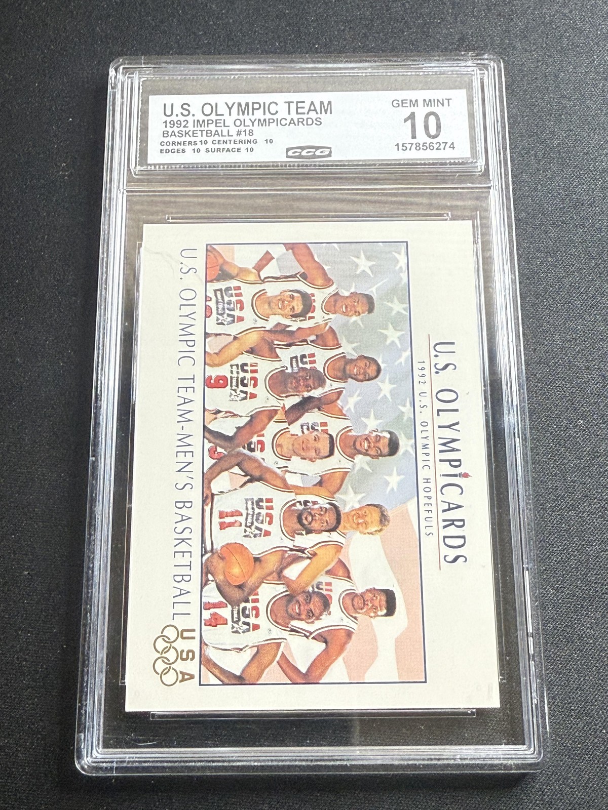 US Olympic Team 1992 Impel Olympicards CCG 10 USA