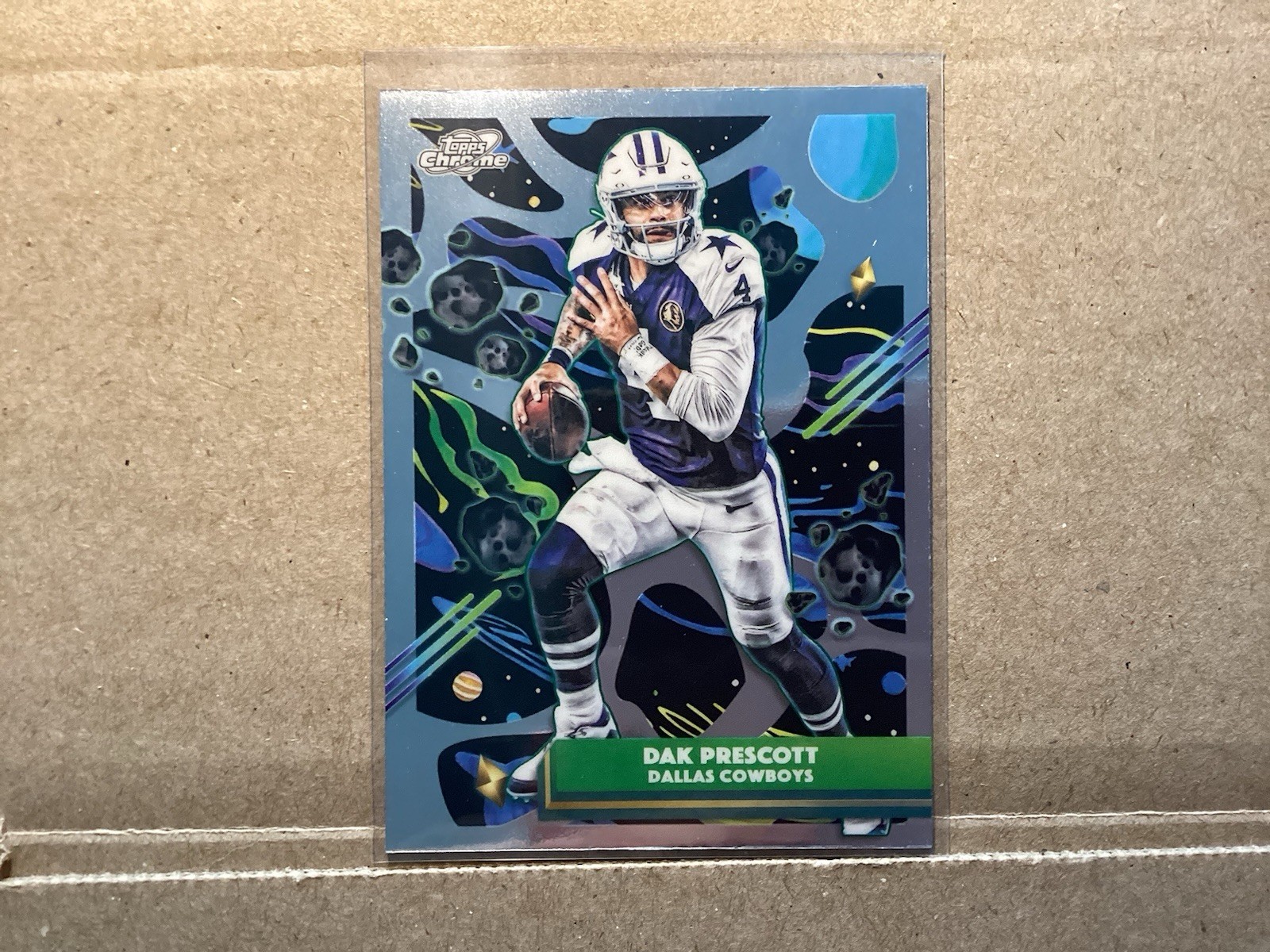 2025 Topps Cosmic Chrome Football Dak Prescott #25 Base Cowboys QB