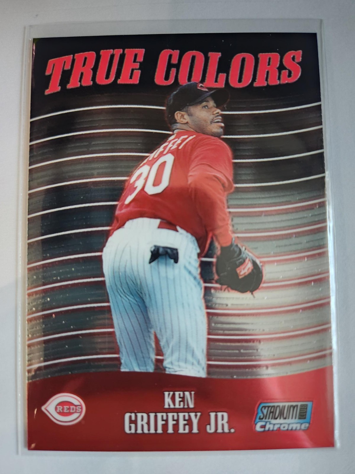 2000 STADIUM CLUB CHROME TRUE COLLORS #TC8 KEN GRIFFEY JR HOF