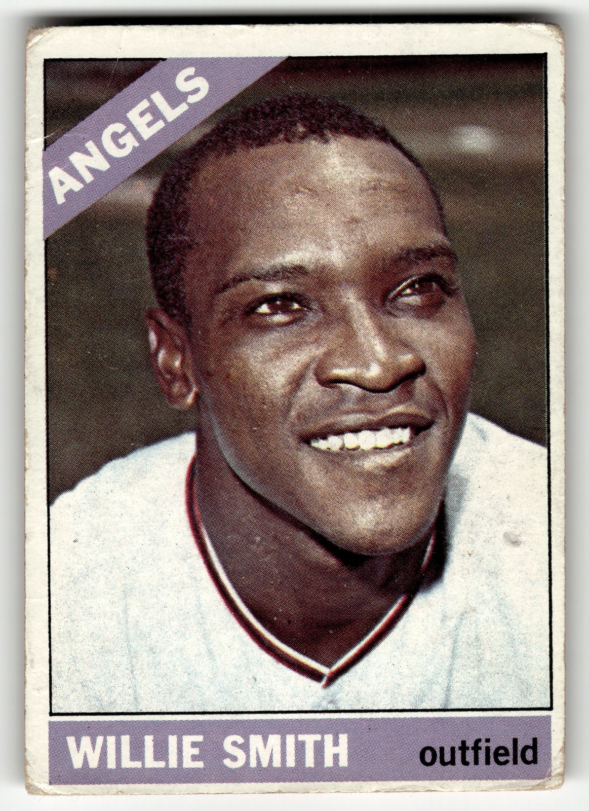 1966 Topps Willie Smith #438 California Angels LOW MID GRADE FILLER CARD