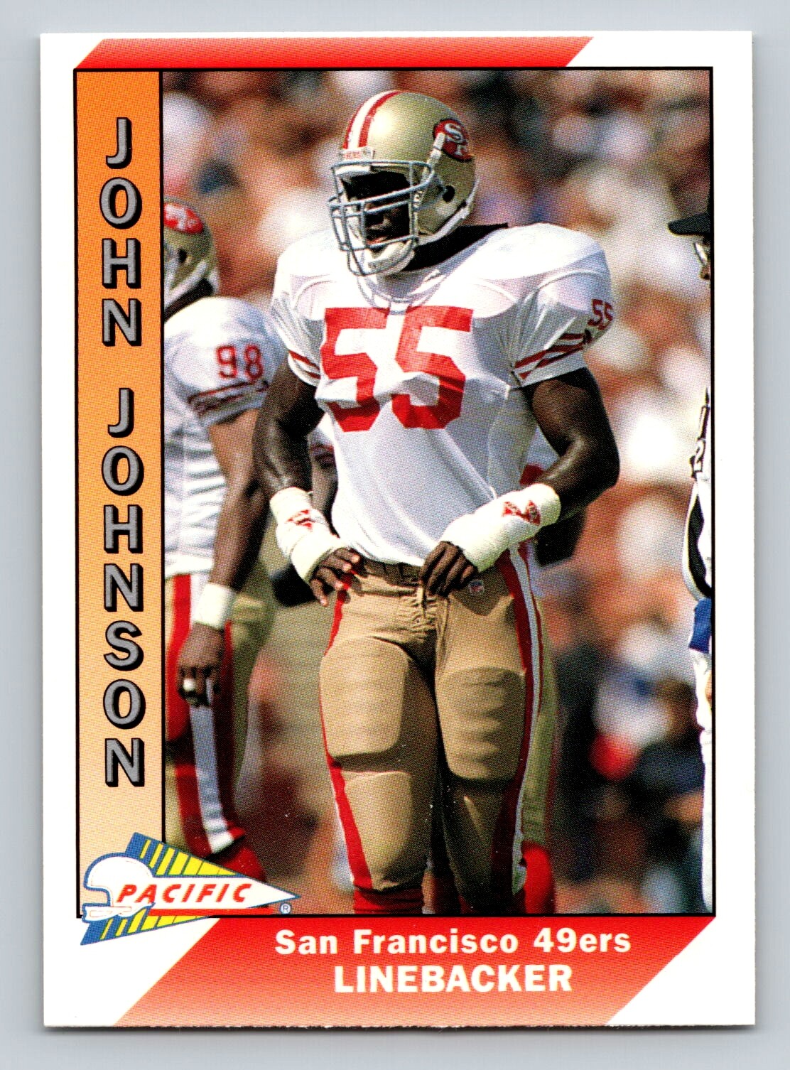 John Johnson 1991 Pacific #646 San Francisco 49ers RC