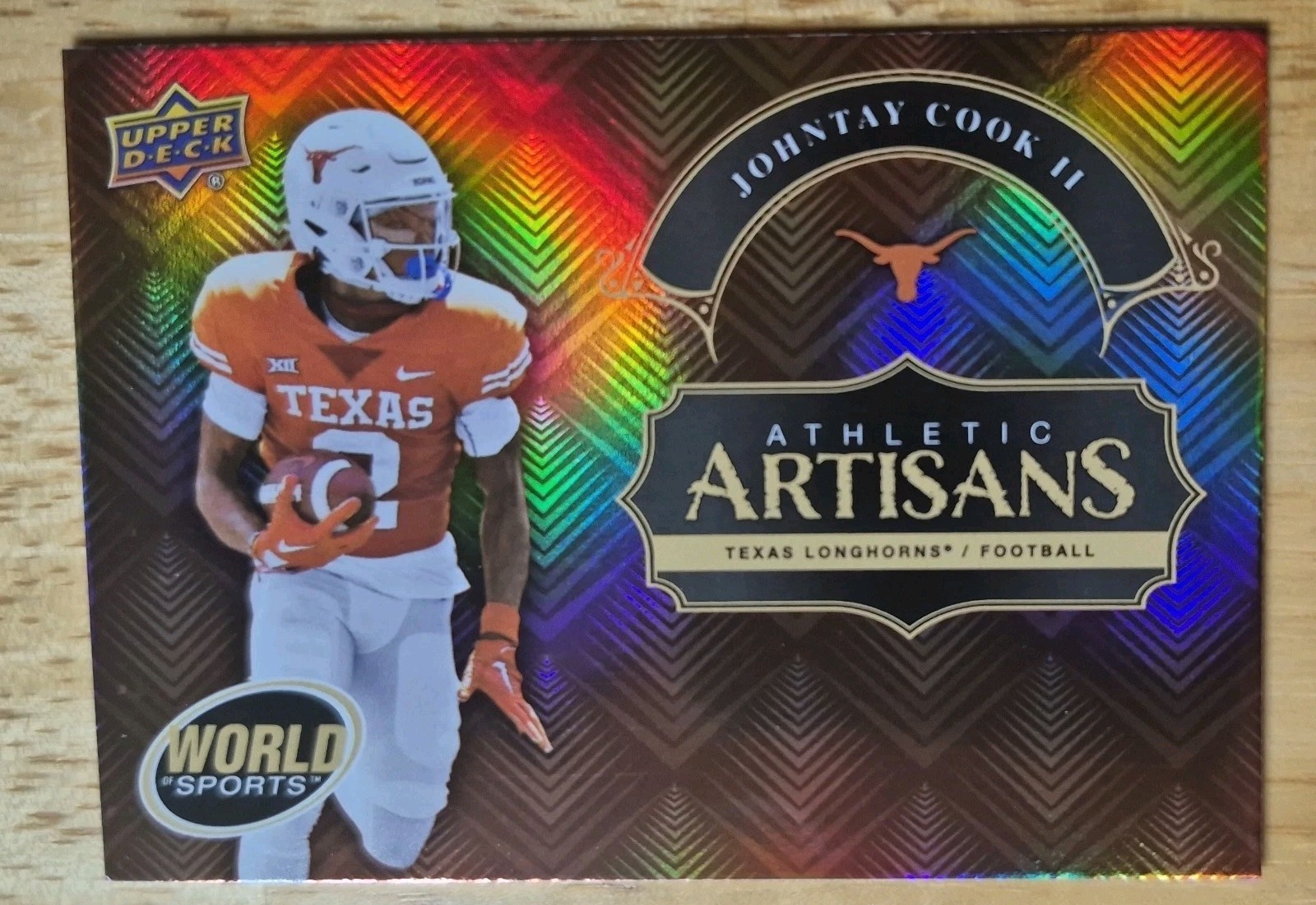 Johntay Cook II | 2025 Upper Deck World of Sports Athletic Artisans #AA-JC /499