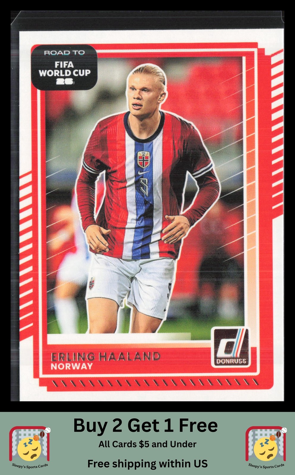 Erling Haaland 2025-26 Donruss Road to FIFA World Cup #170