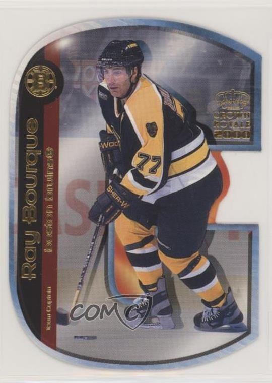 1999-00 Pacific Crown Royale Team Captain Die-Cuts Ray Bourque #2 HOF 2d8