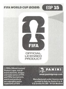 2026 Panini FIFA World Cup Stickers #ESP15 Lamine Yamal