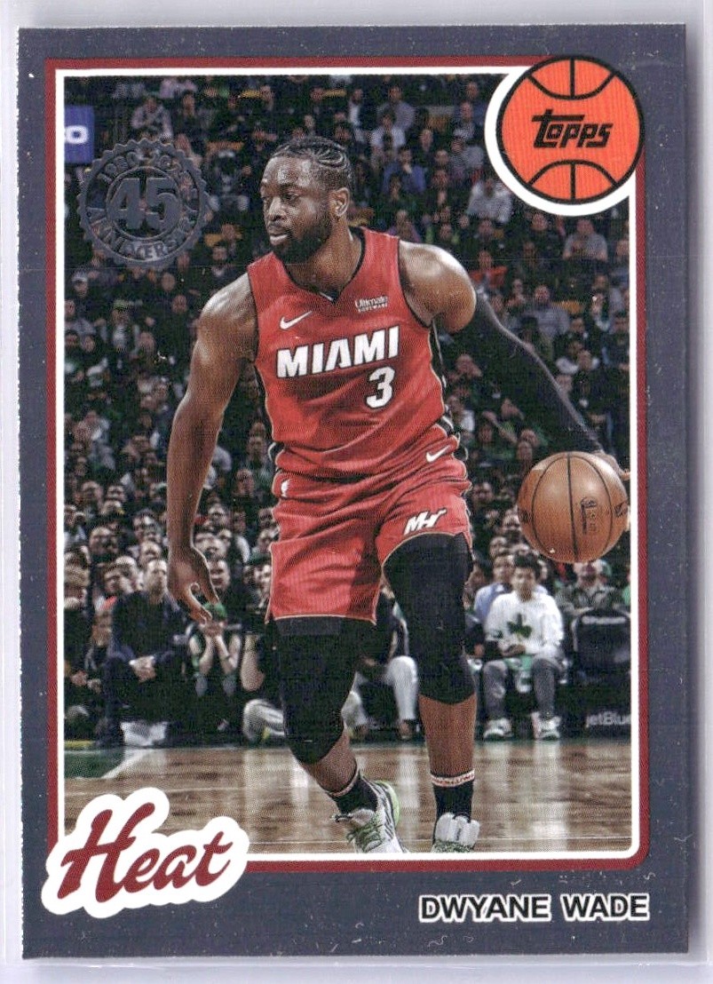 Dwyane Wade 2025-26 Topps 1980-81 Throwback #80BK-5 Miami Heat