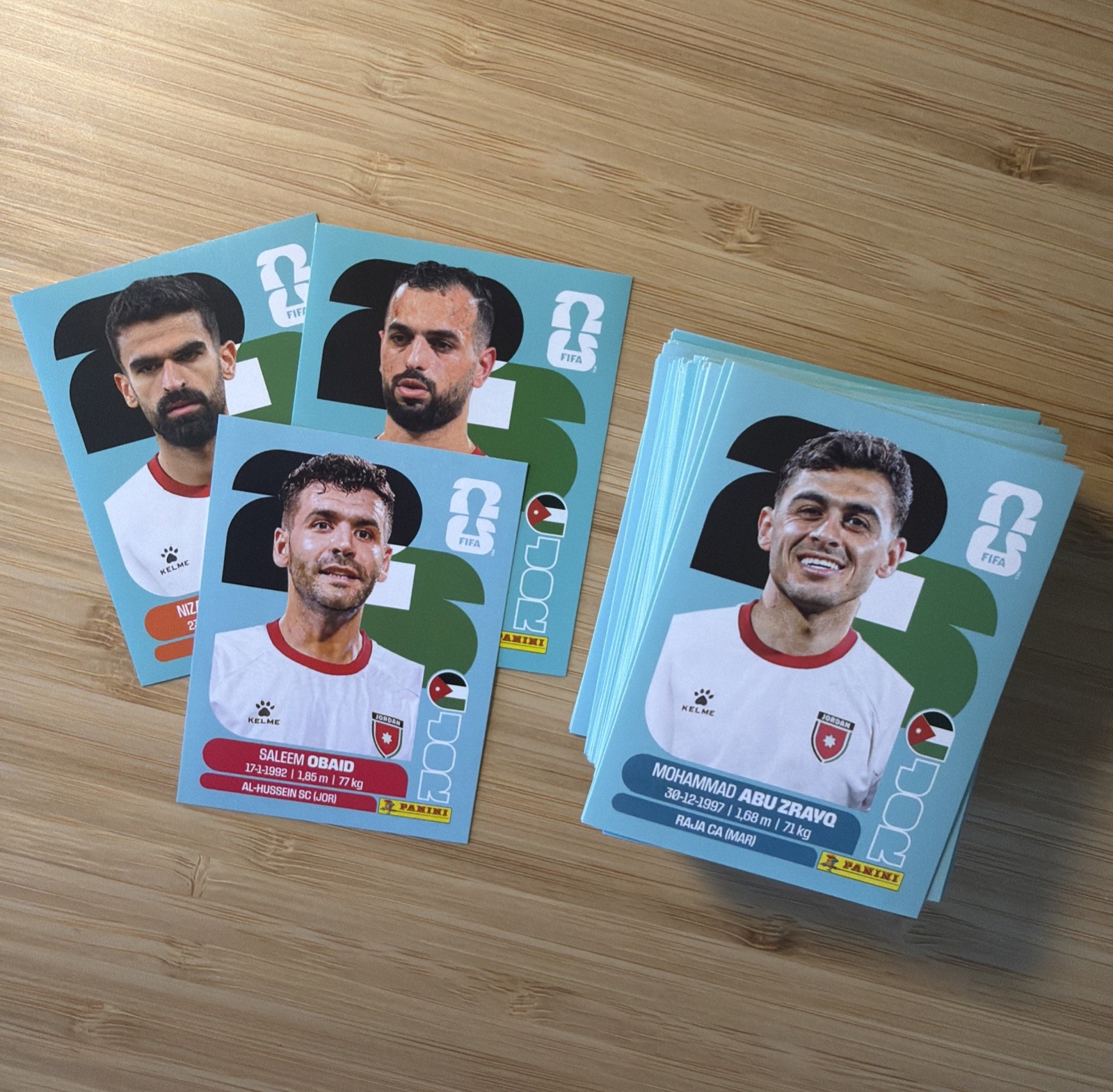 Panini FIFA World Cup 2026 Album – JORDAN SINGLE STICKERS – FREE SHIPPING