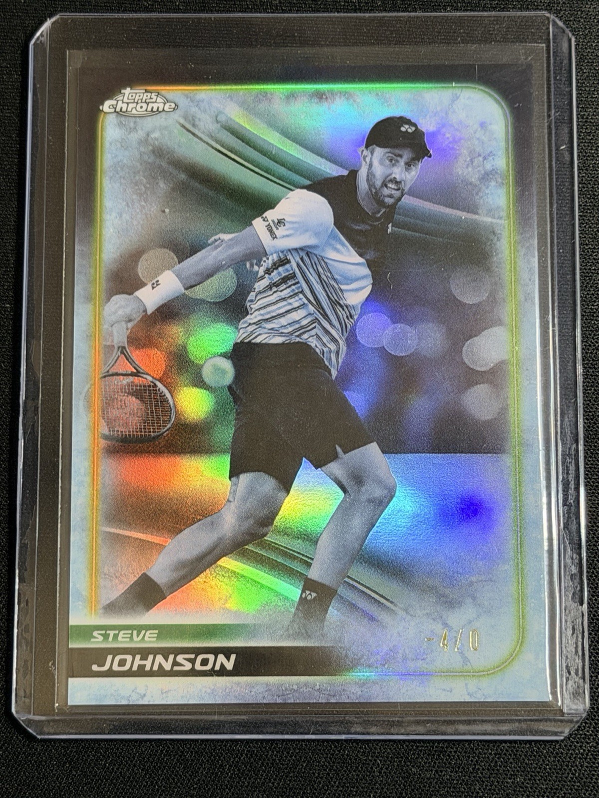 2025 Topps Chrome #272 Steve Johnson Frozenfractor -5/0 SSP