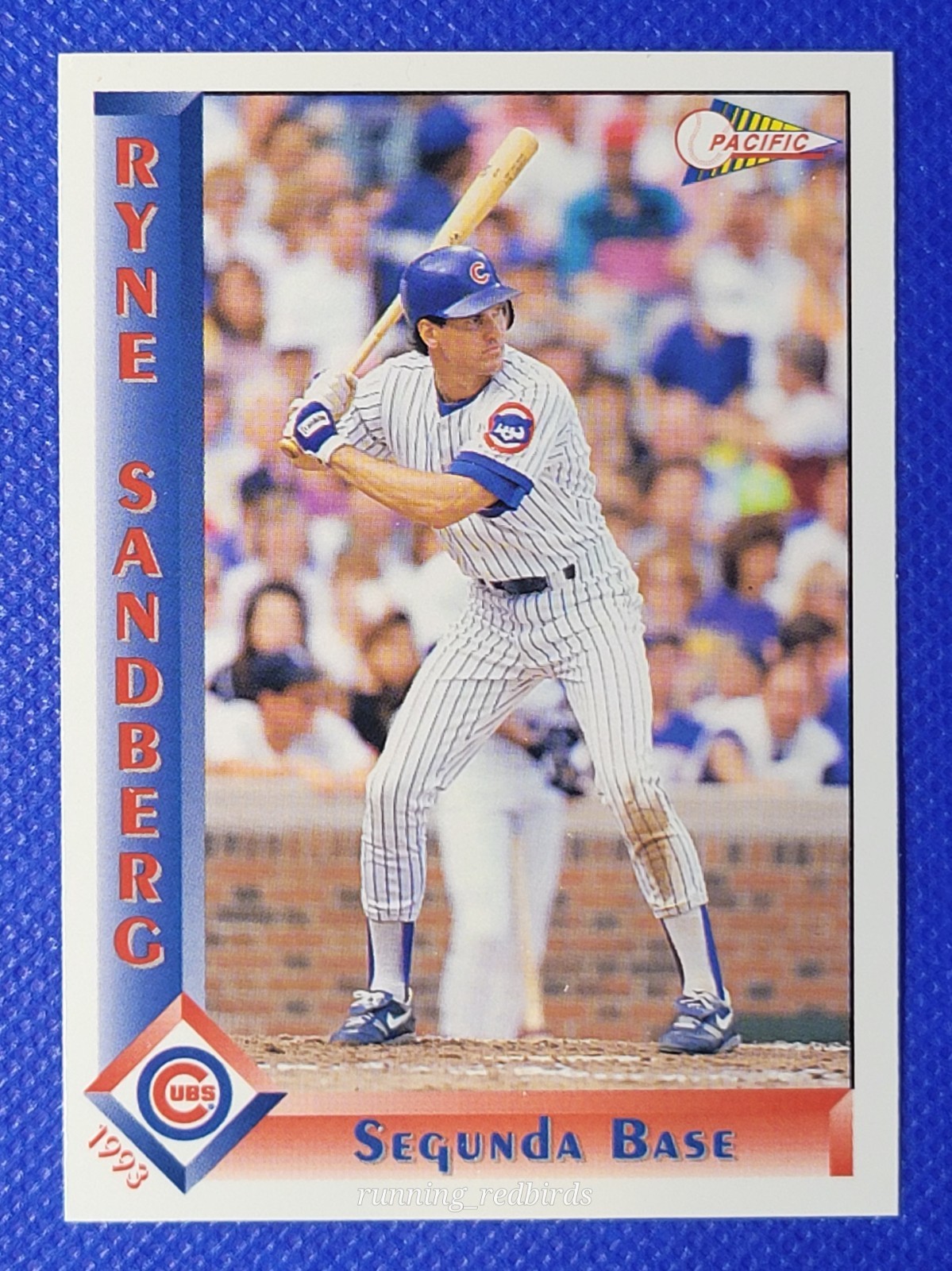 1993 Pacific Spanish Ryne Sandberg #62 Cubs HOF – 10+ Items Ship FREE!