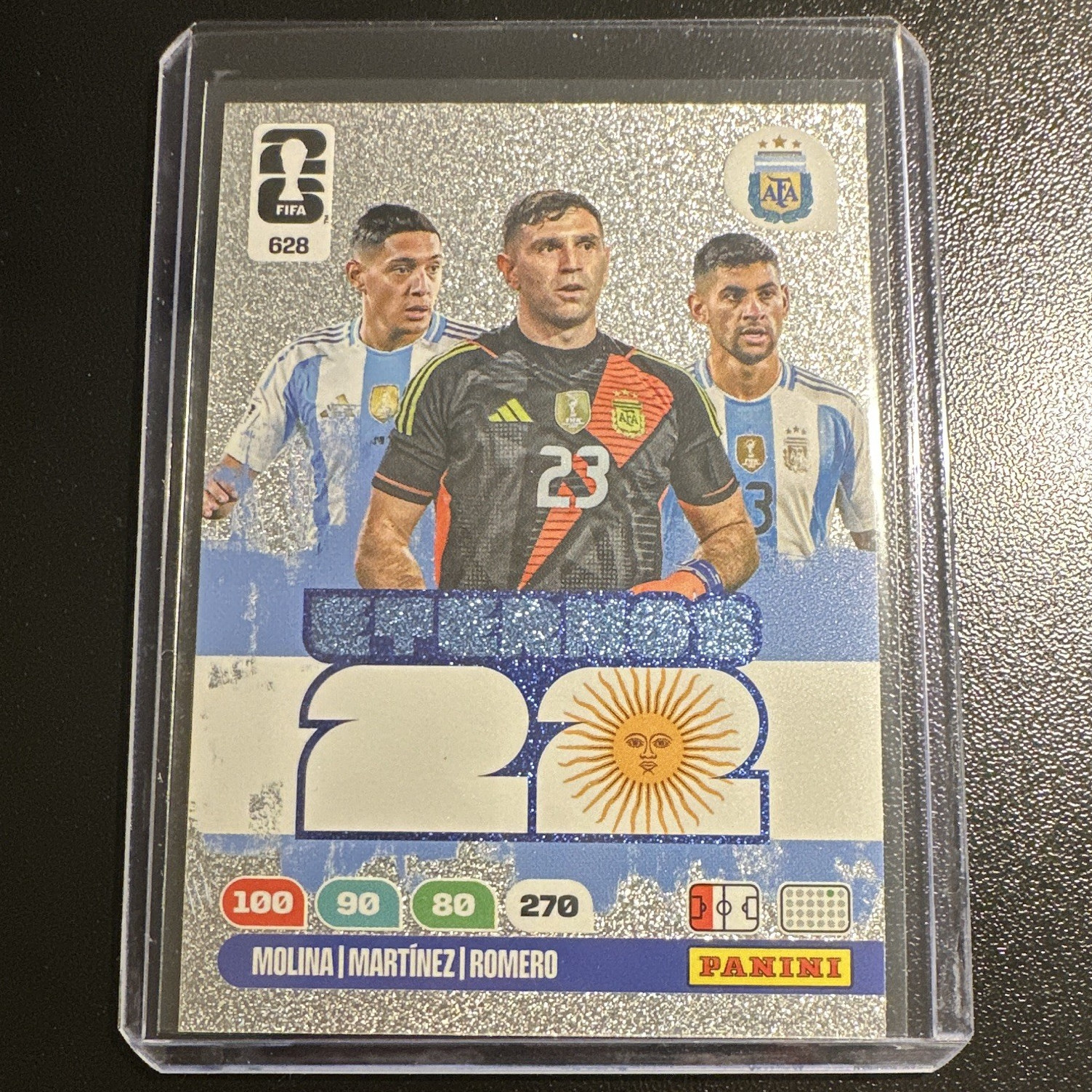 Panini Adrenalyn XL FIFA World Cup 2026 Argentina Team Logo Defender #628