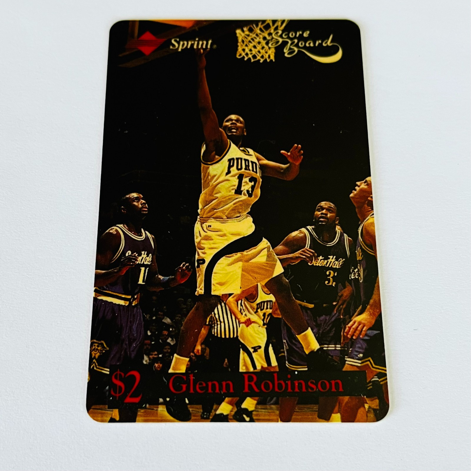 1995 Classic Score Board $2 Sprint Phone Card Glenn Robinson