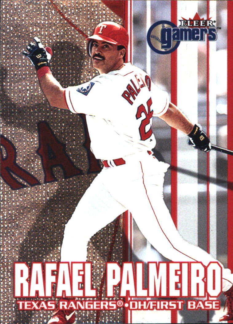 2000 Fleer Gamers Rafael Palmeiro #87 Texas Rangers