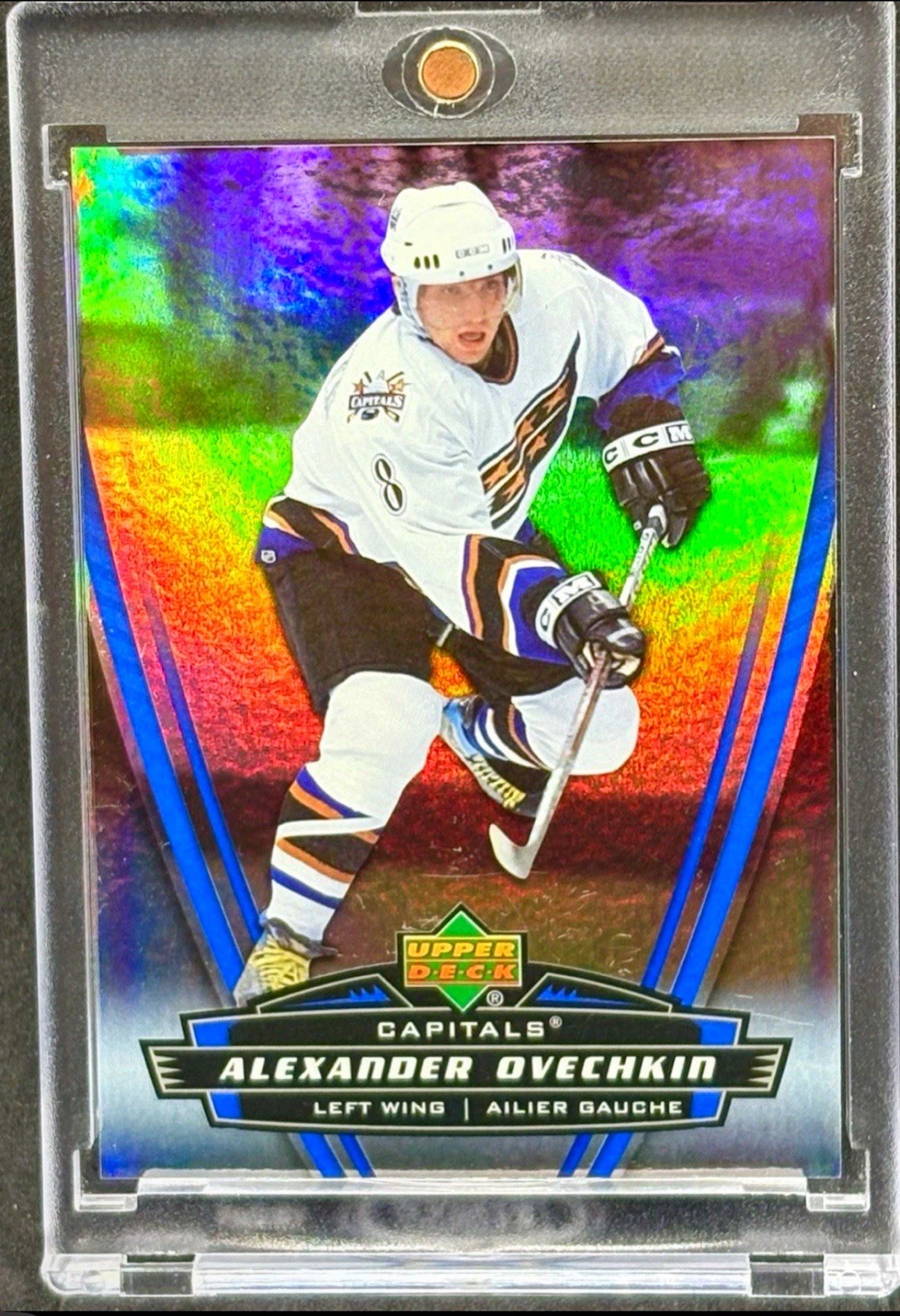 Alex Ovechkin RARE ROOKIE HOLO FOIL REFRACTOR INVESTMENT CARD CAPITALS MVP