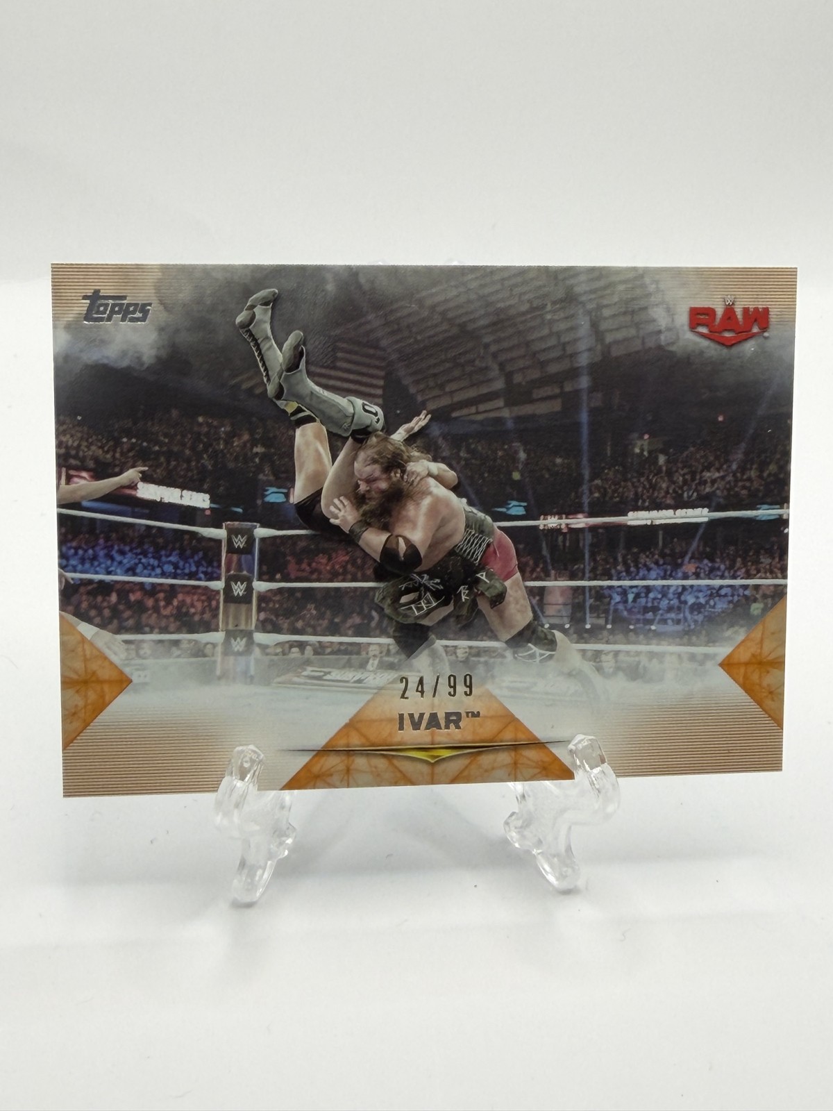 2020 Topps WWE Undisputed – Ivar #13 Orange /99 (RC)