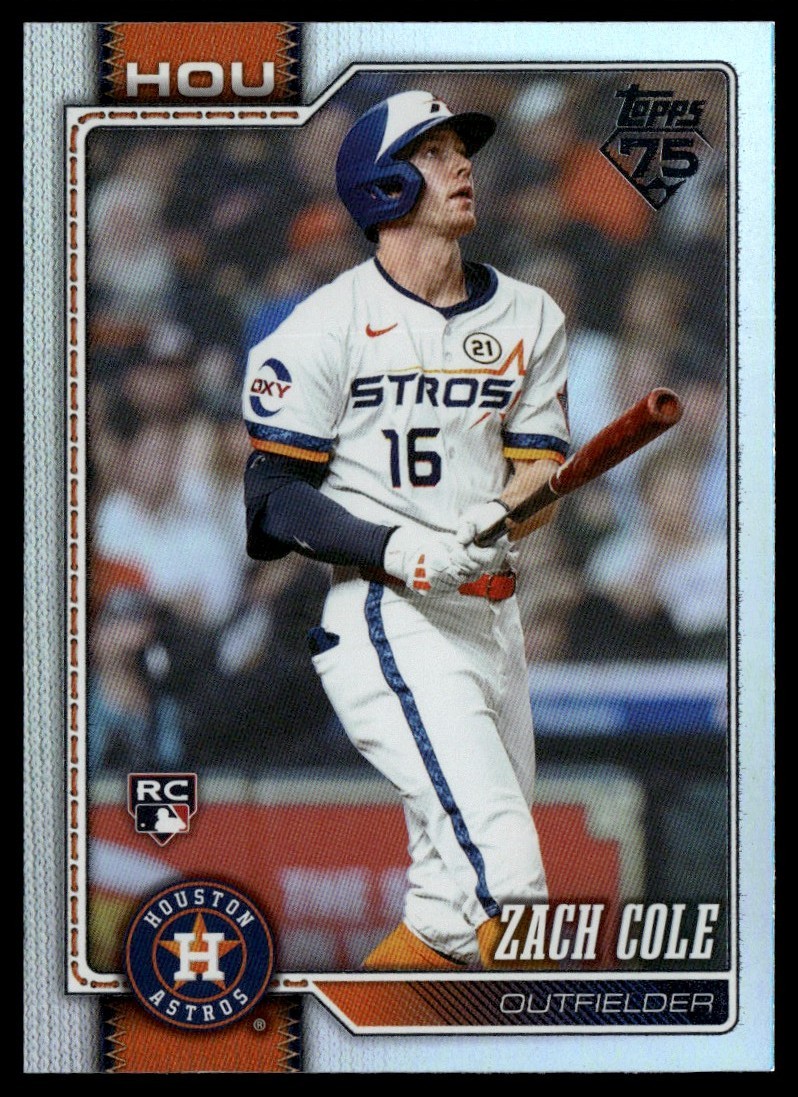 2026 Topps Series 2 Rainbow Zach Cole RC Houston Astros #601