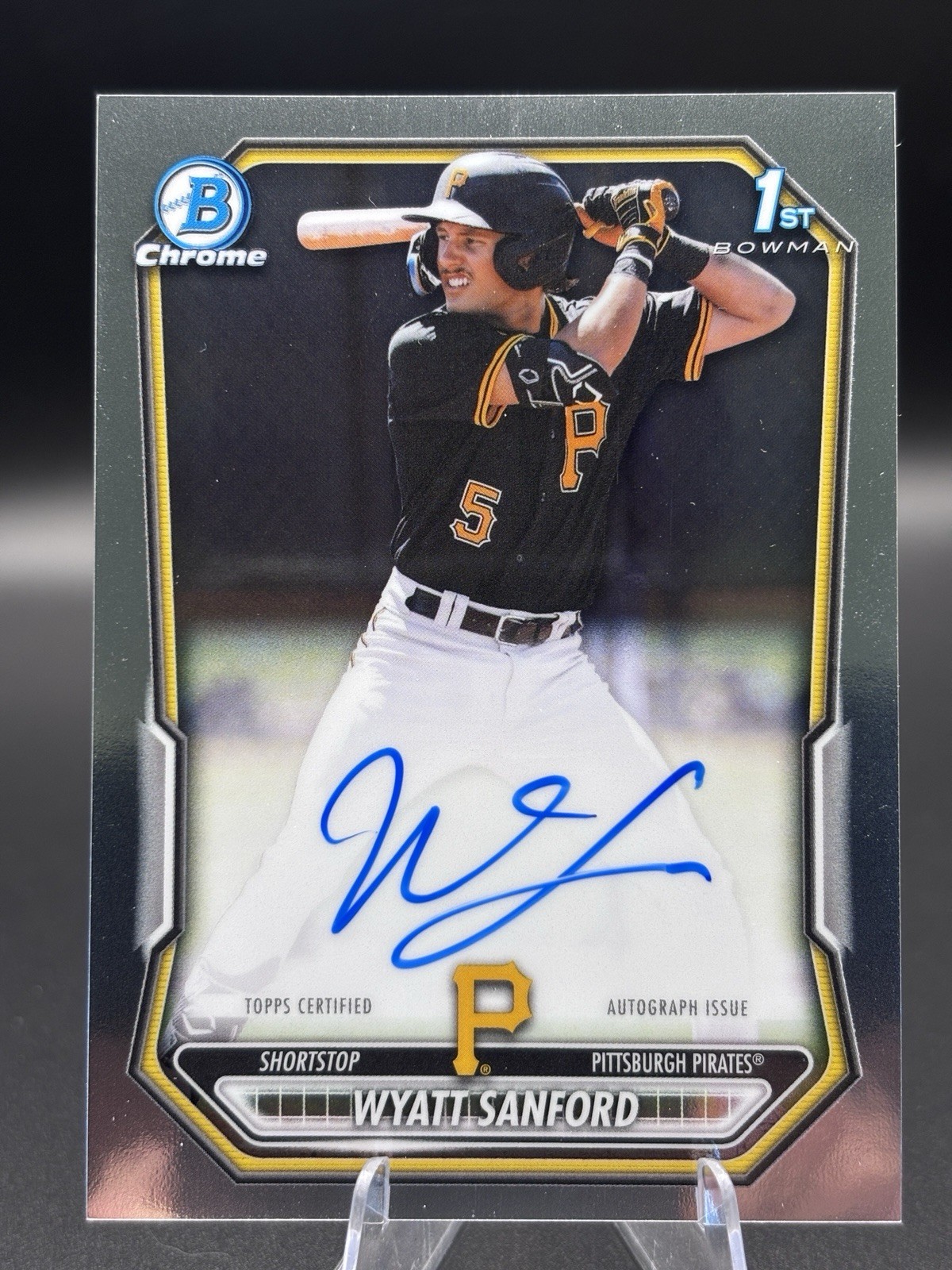 2025 Wyatt Sanford 1st Bowman Auto CPA-WS Pirates