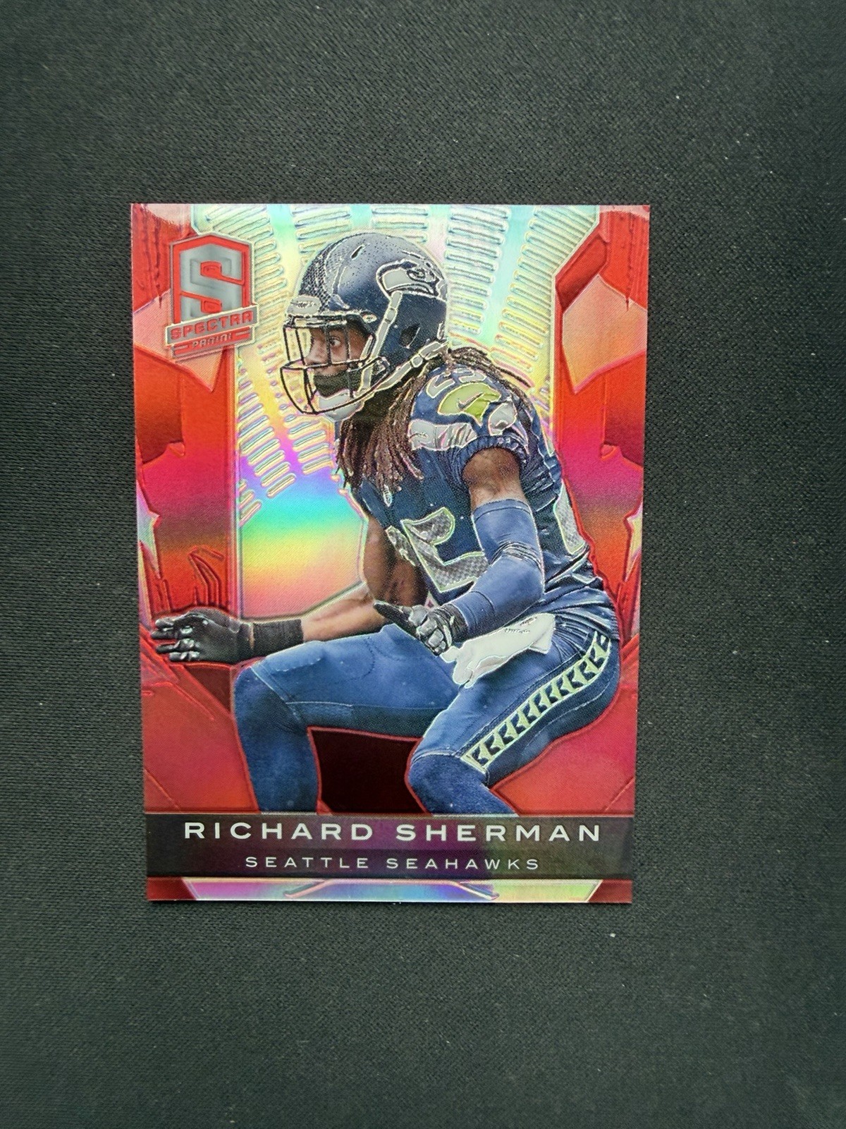 2013 Panini Spectra Richard Sherman Red Prizm /25 Seattle Seahawks