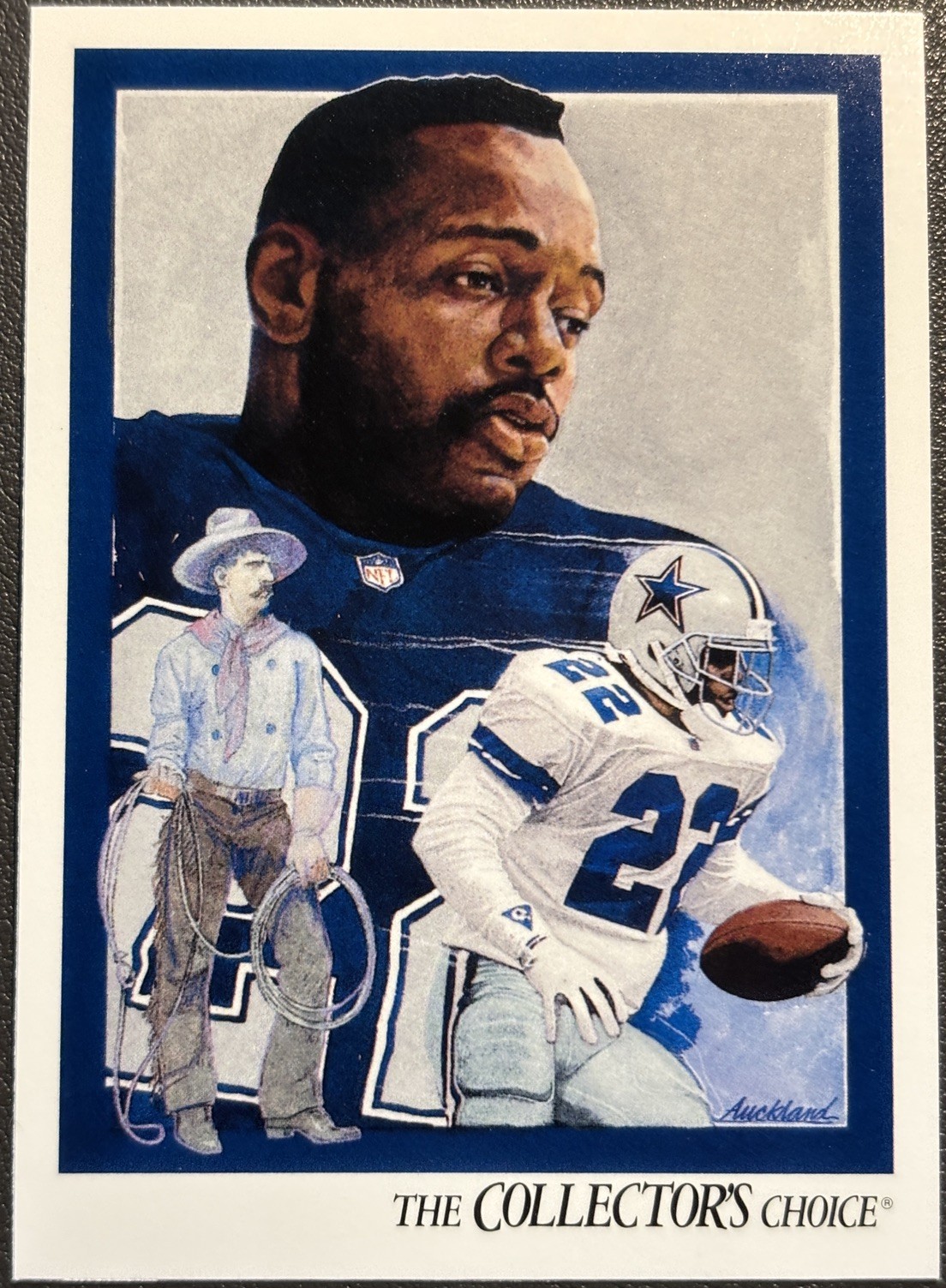1992 Upper Deck The Collector’s Choice Emmitt Smith #83 Dallas Cowboys Card! A35