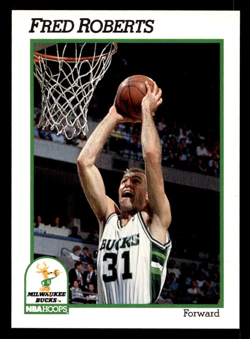 1991-92 NBA Hoops – Fred Roberts #119 Basketball Sports Card Raw Trading Card