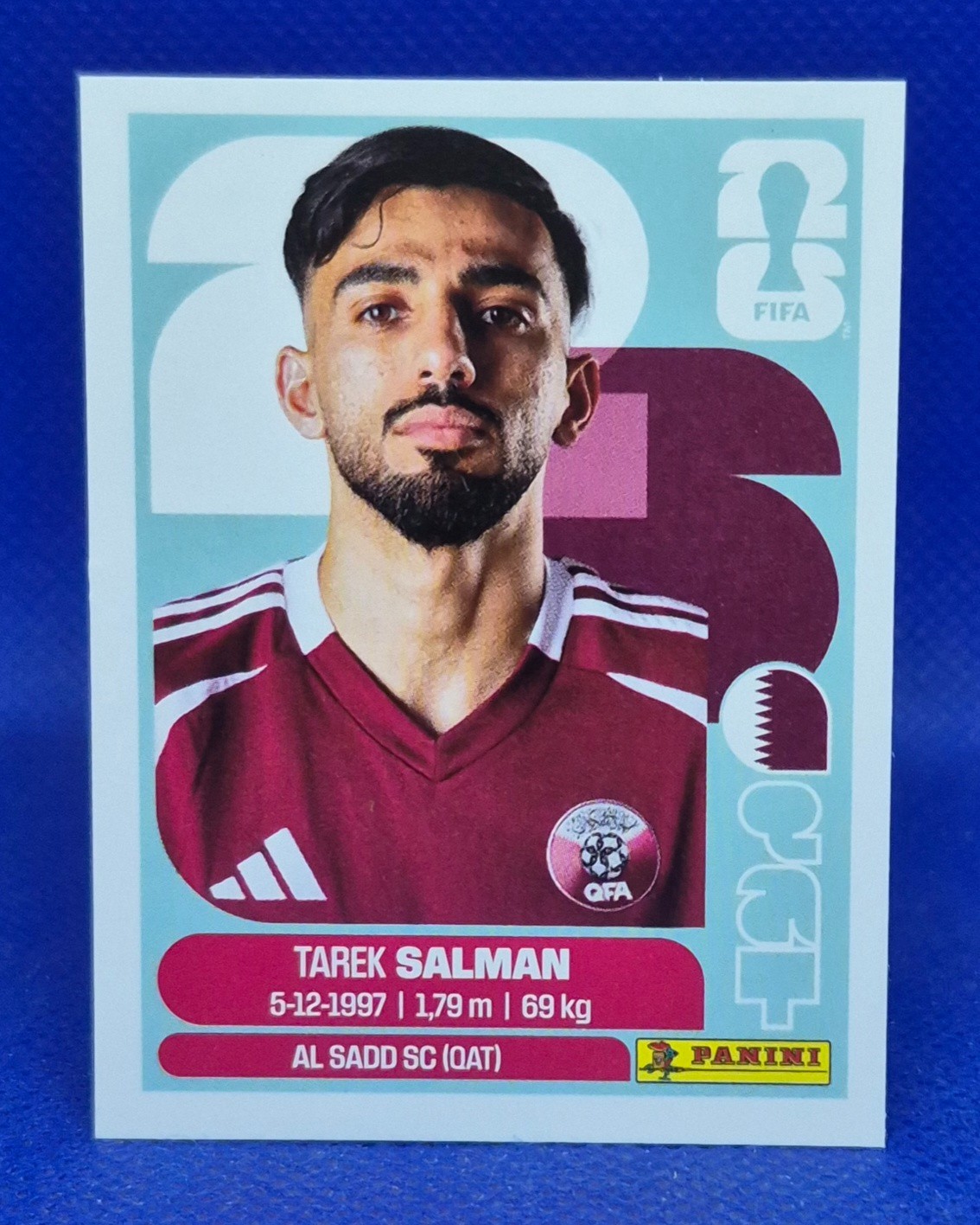 2026 Panini FIFA World Cup Sticker Tarek Salman #QAT 8 – Qatar