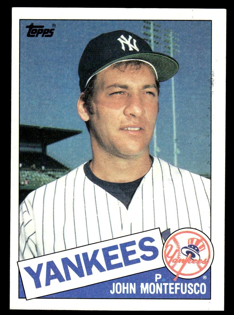 1985 Topps #301 John Montefusco New York Yankees
