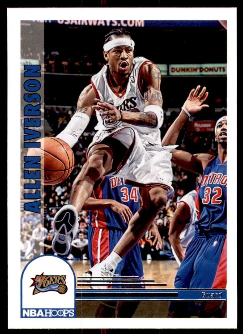 2022-23 PANINI NBA HOOPS #297 ALLEN IVERSON PHILADELPHIA 76ERS BASKETBALL