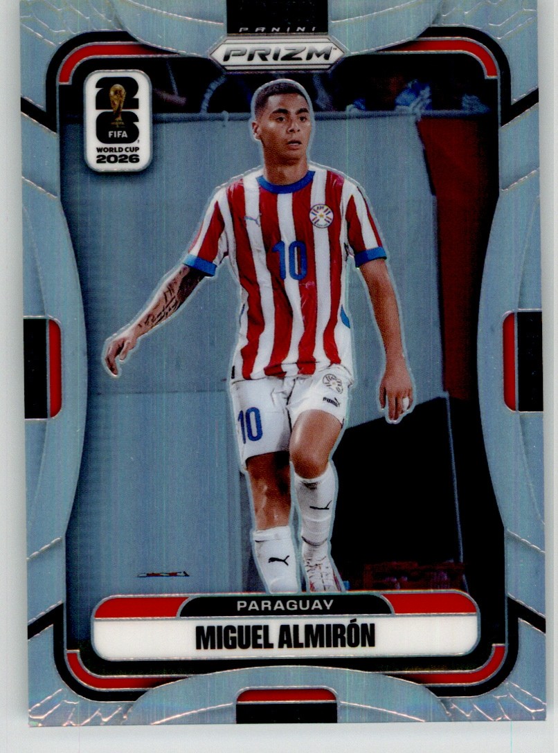 Miguel Almiron 2026 Panini Prizm FIFA World Cup Silver 345 Paraguay