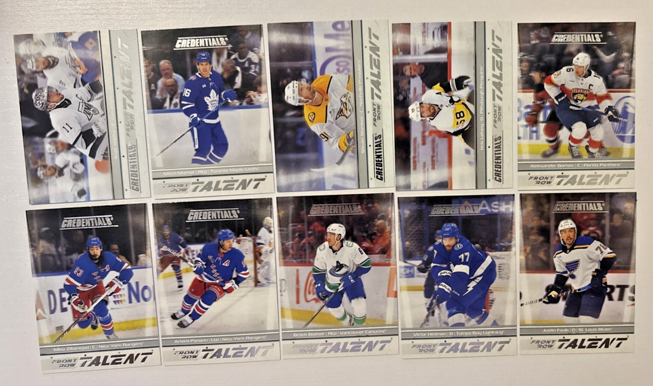2024-25 UD Credentials Inserts, Parallels, #’d, RC’s! Complete Your Sets! U PICK