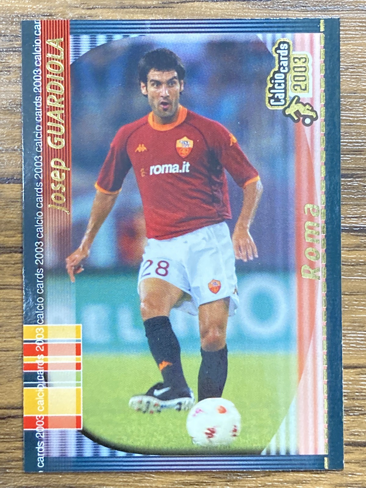Panini Card Calcio 2003 Serie A 141 Josep Guardiola Roma