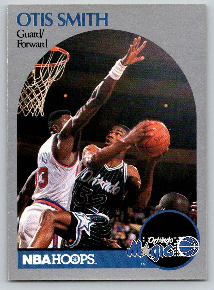 1990-91 Hoops #221 Otis Smith Orlando Magic