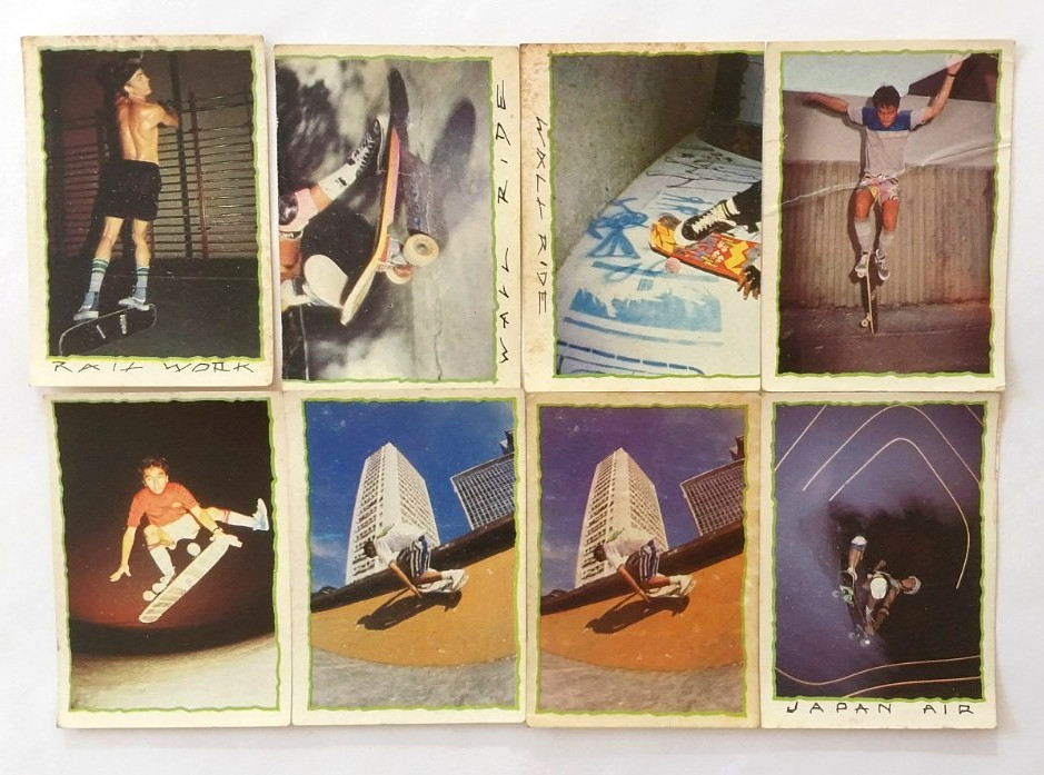 1989 Cromy Skate Sticker Set of 9 Rookie Legends Tony Hawk Argentina Rare Grail