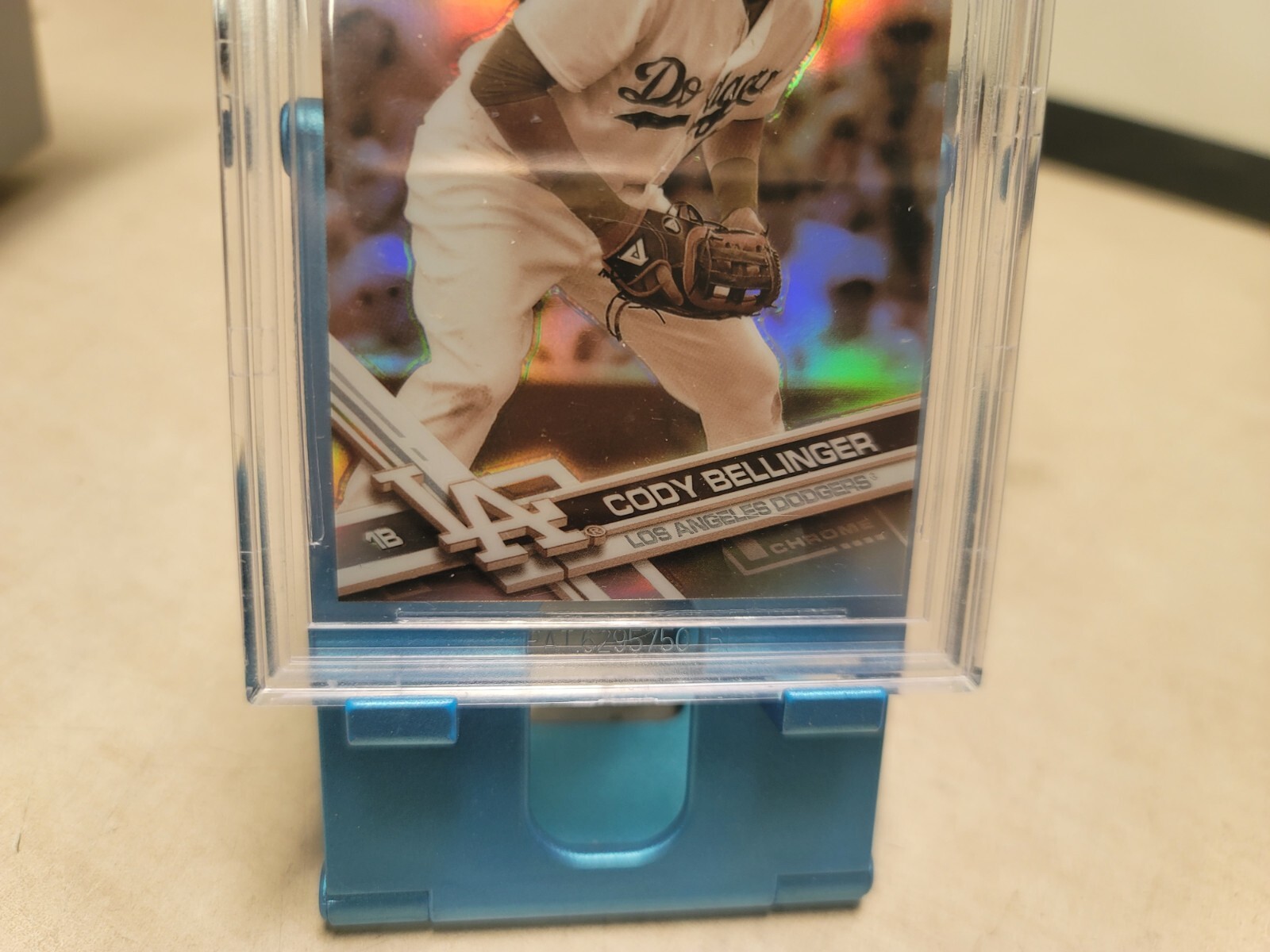 2017 TOPPS CHROME RC SEPIA REFRACTOR TRUE BGS 9.5 CODY BELLINGER T7006