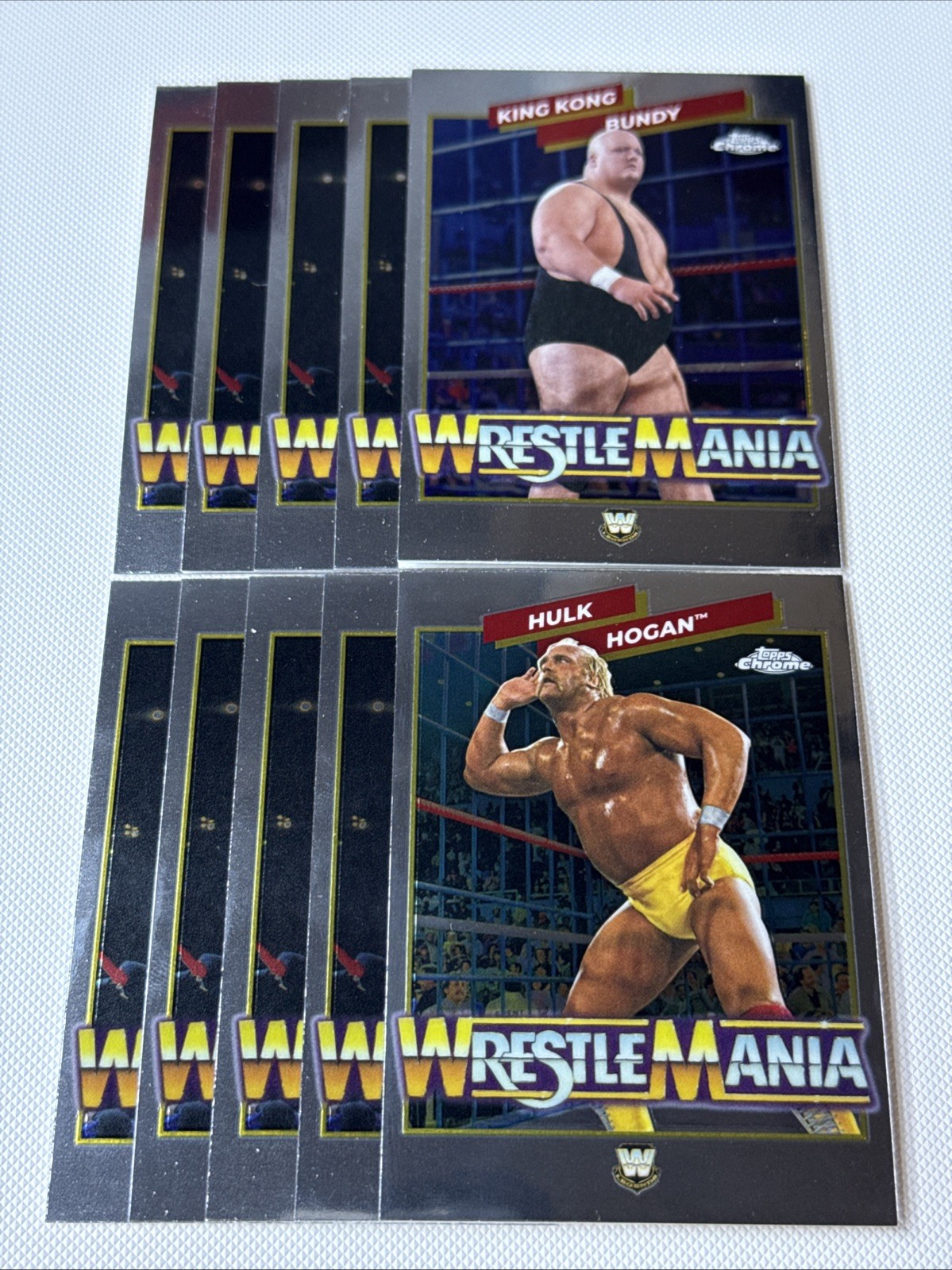WRESTLEMANIA RECALL 2026 Topps Chrome WWE Wrestling Cards You Pick/Choose! READ*
