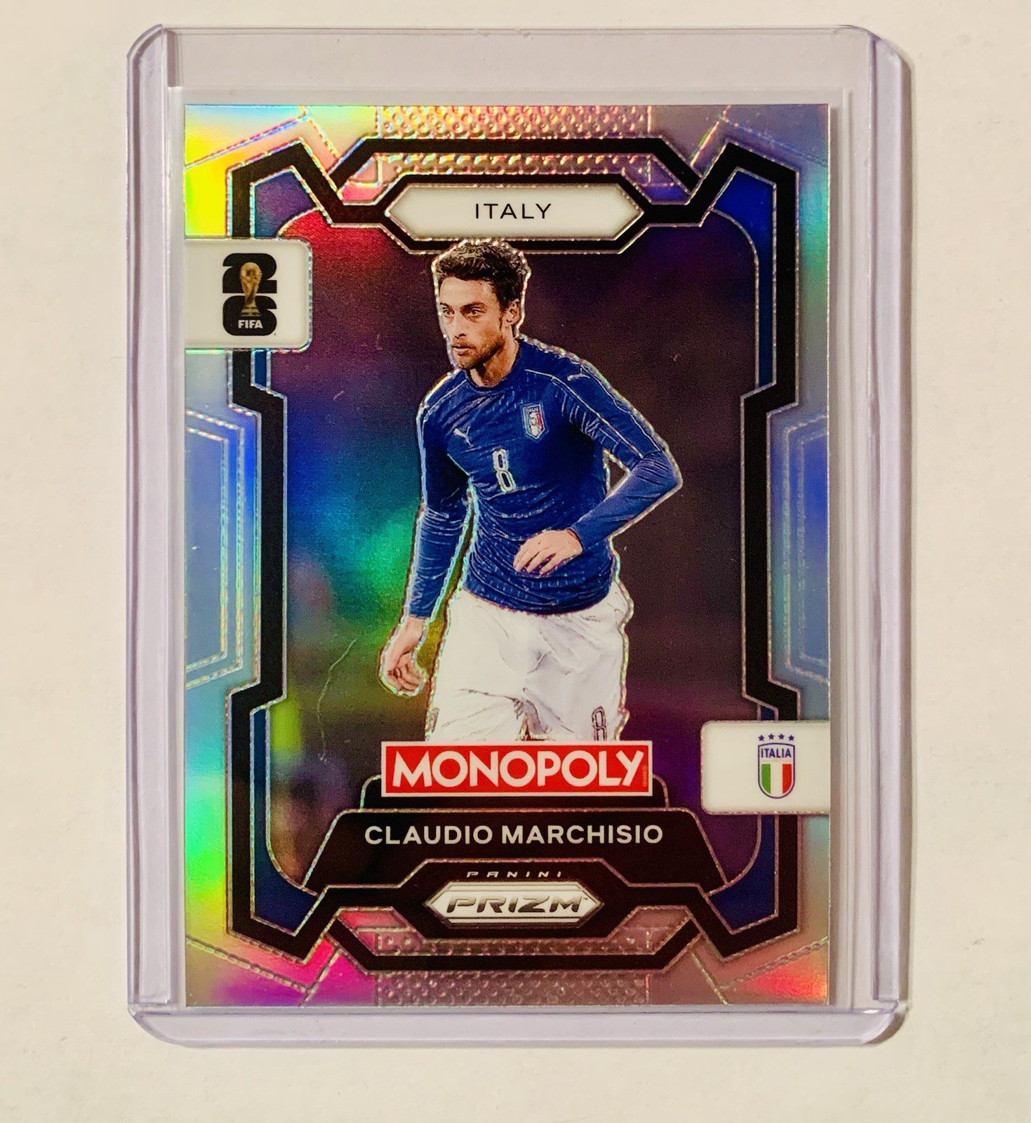 Claudio Marchisio Wolrd Cup Monopoly Prizm 2026 Silver Prizm ITALY SP!