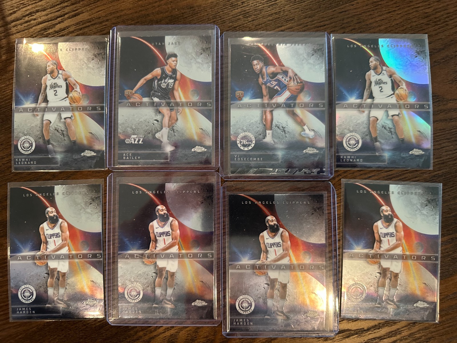 NBA Various Players (8) 2025-2026 Topps Chrome Activators Inserts